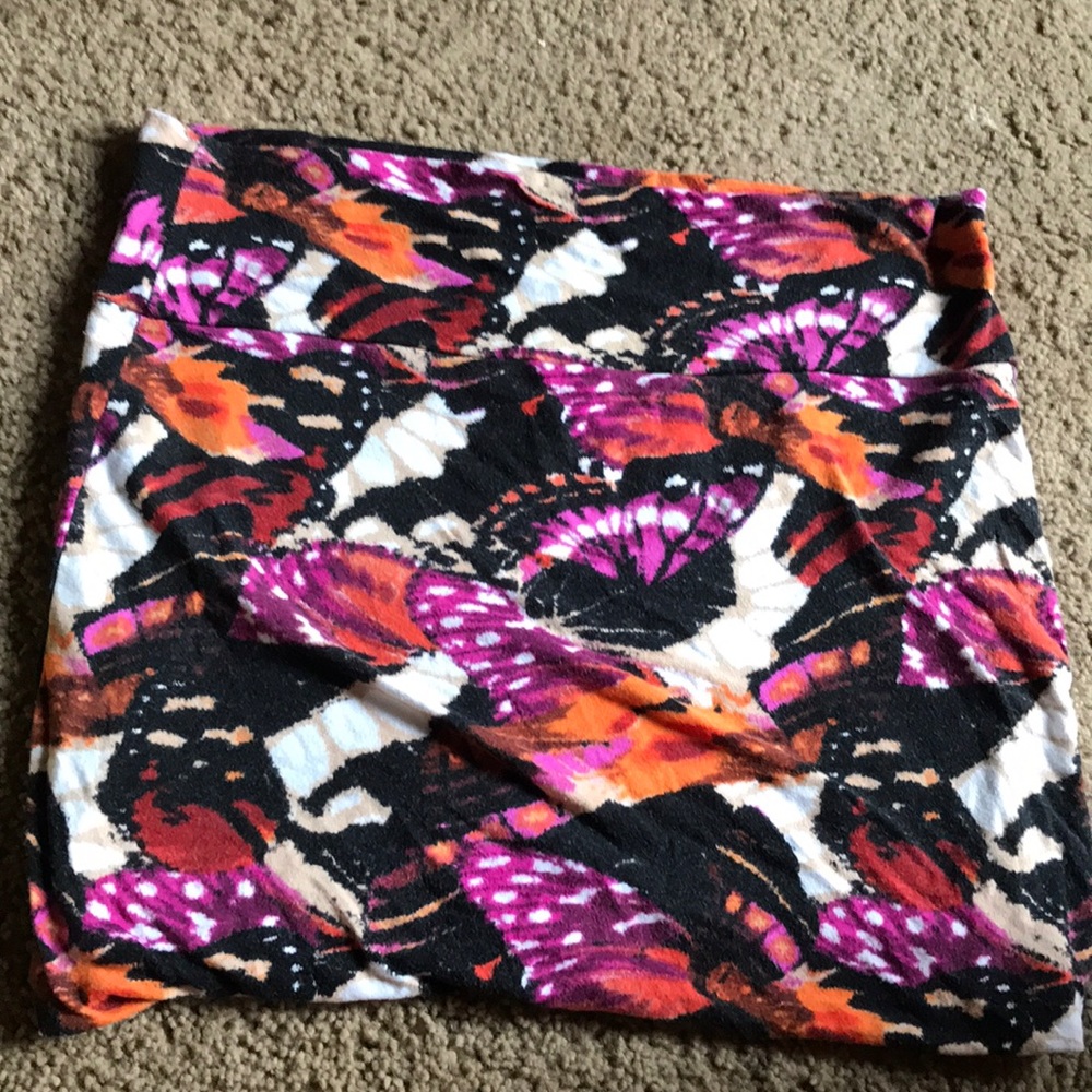 Butterfly printed skirt
